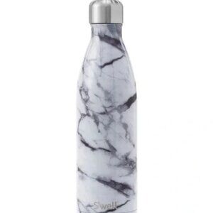 S'well White Marble Steel Insulated Water Bottle // 20oz